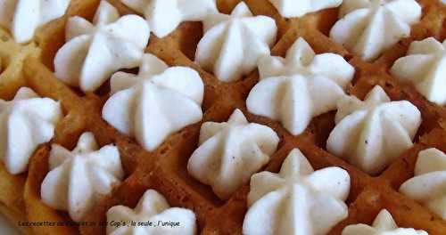 Chantilly à la vanille