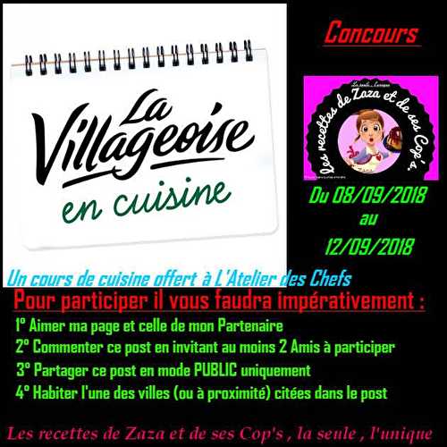 Concours sur ma page Facebook