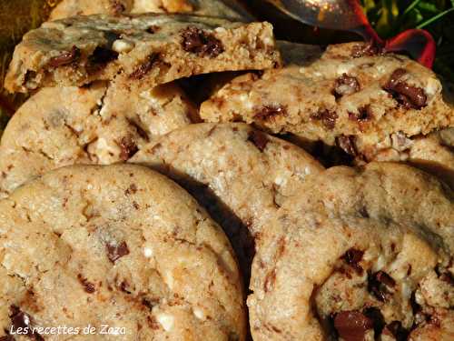 Cookies choco blanc et choco noir