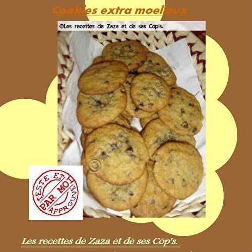 Cookies extra moelleux.