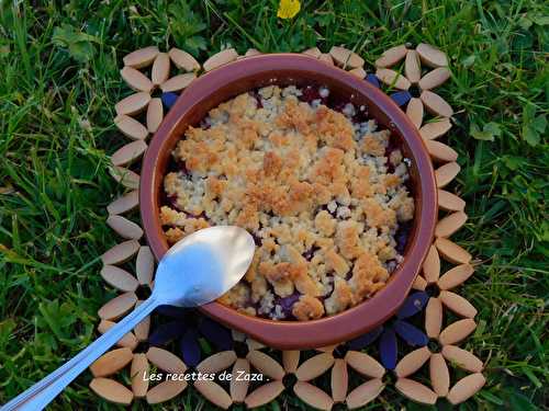 Crumble fraises et cerises