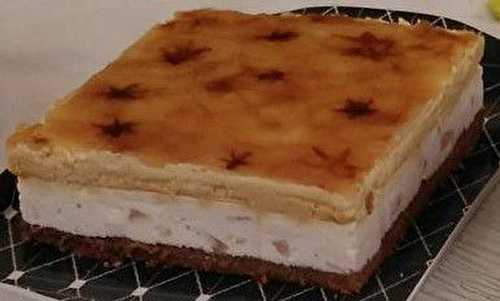 Entremets poires caramel au beurre salé