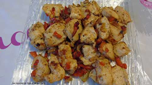 Filets de poulets marinés - Les recettes de Zaza .