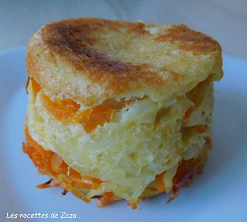 "Flan" à la carotte et à la pomme de terre - Les recettes de Zaza .
