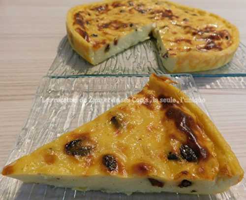 Flan à la vanille et aux raisins secs