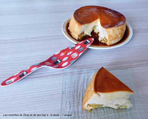 Flan au lait concentré , ananas et coco au Cookéo