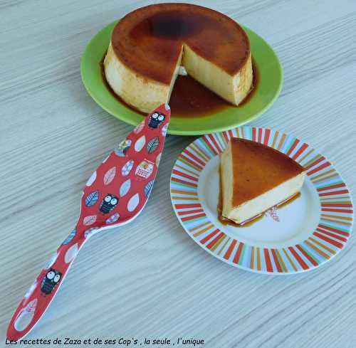 Flan au lait concentré sucré et à la vanille au Cookéo