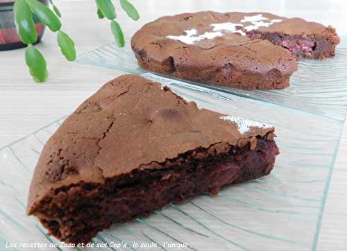 Fondant au chocolat au cœur de cerises