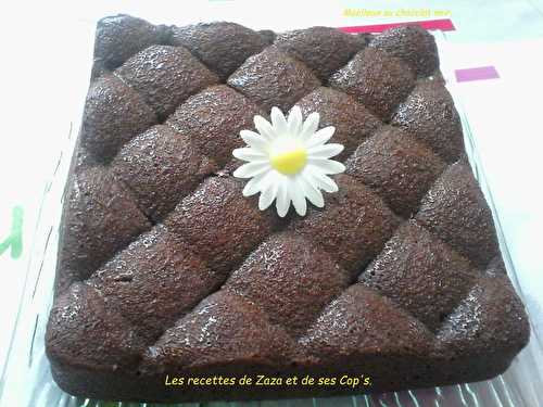 Fondant au chocolat noir - Les recettes de Zaza .