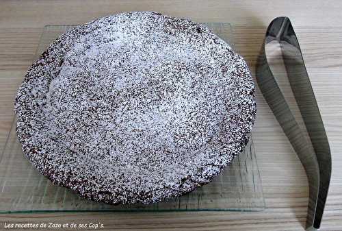 Gâteau au chocolat et aux amandes réalisé au Cook Expert