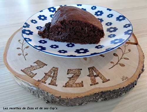 Gâteau au chocolat sans beurre sans œuf mais à la compote de pommes