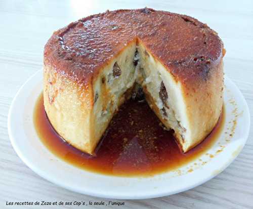 Gâteau de semoule Rhum Raisins au Cookéo