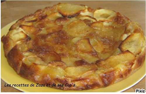 Gâteau douceur aux pommes.