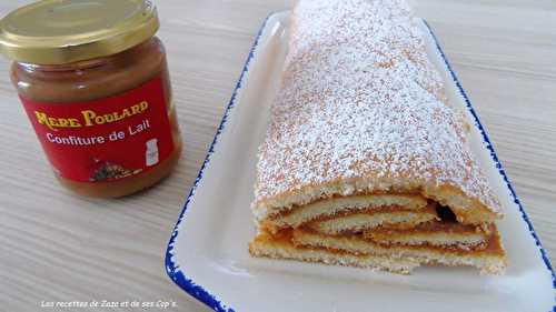 Génoise roulée à la confiture de lait