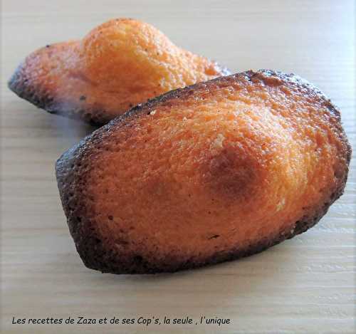 Madeleines au Citron - Les recettes de Zaza .
