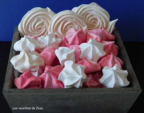 Meringues citronnées gourmandes croquantes