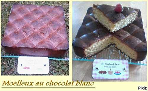 Moelleux au chocolat blanc.