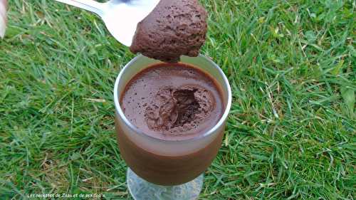 Mousse au chocolat noir  - Les recettes de Zaza .