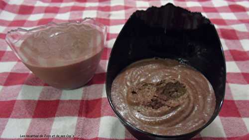 Mousse au chocolat spéciale Zaza.