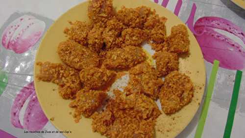 Nuggets de poulet façon KFC - Les recettes de Zaza .