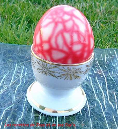 Oeuf marbré