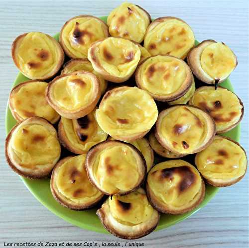 Pasteïs de nata d'après la recette de Alain Ducasse