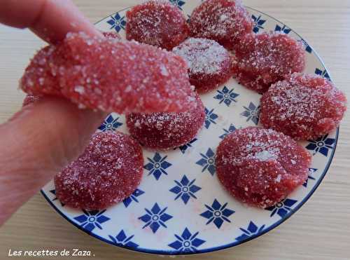 Pâtes de fruits à la fraise