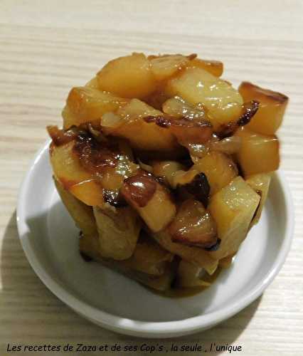 Pommes de terre rissolées à l'oignon au Cookéo - Les recettes de Zaza .