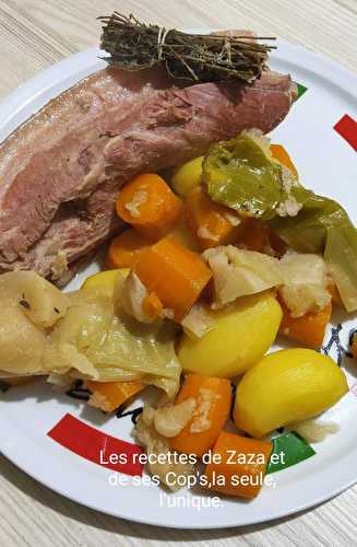 Pot au feu de porc au Cookeo