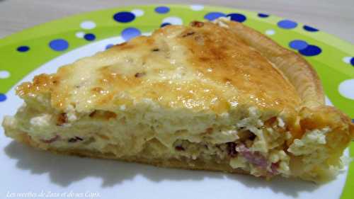 Quiche aux oignons et lardons