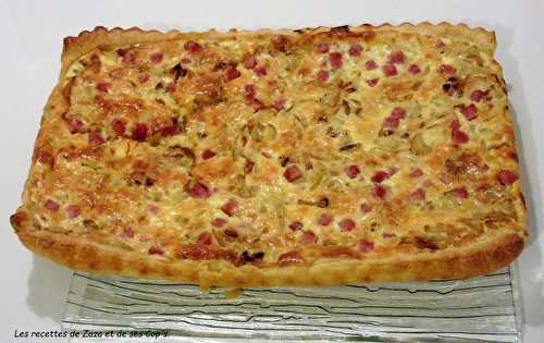 "Quiche" oignons - jambon