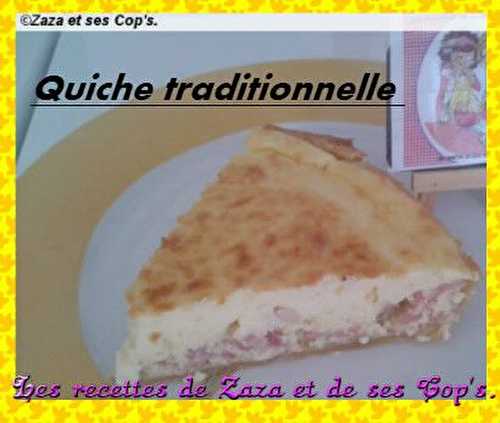 Quiche traditionnelle.