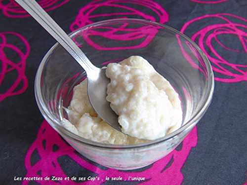 Riz au lait onctueux à la vanille au Cook Expert - Les recettes de Zaza .