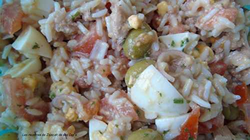 Salade de riz de Zaza.