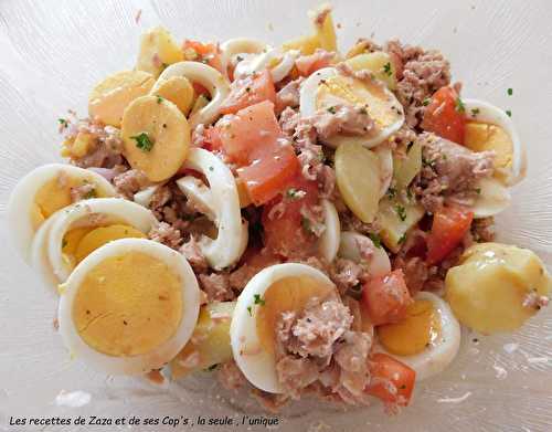 Salade vite faite avec peu de choses...