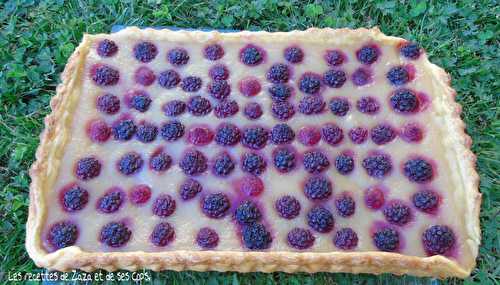 Tarte à la compote et aux fruits du jardin