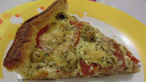 Tarte au thon,tomates ...