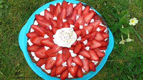 Tarte aux fraises - Les recettes de Zaza .