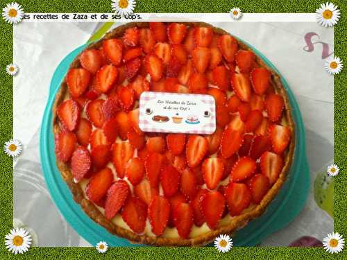 Tarte aux fraises toute simple.