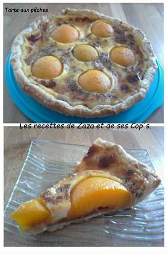 Tarte aux pêches