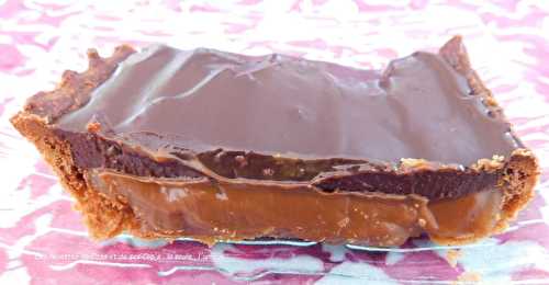 Tarte chocolat et caramel au beurre salé