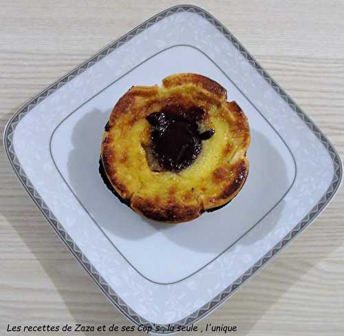 Tartelettes Chocolat et Ananas - Les recettes de Zaza .