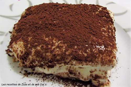 "Tiramisù" à la chicorée-caramel