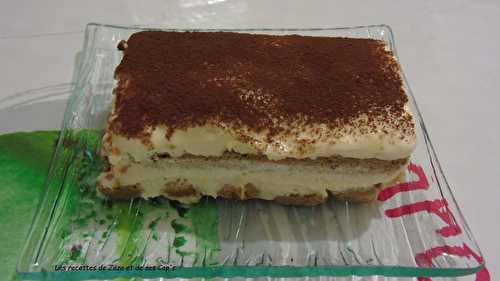 Tiramisù sans alcool