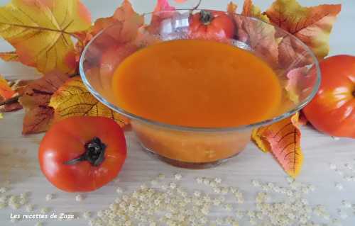 Soupe à la tomate de Cyril Lignac