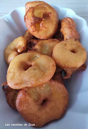 Beignets aux pommes et au rhum