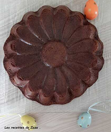 Gâteau moelleux au chocolat - Les recettes de Zaza .