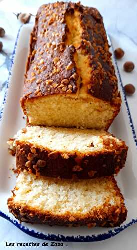 Cake au citron et aux noisettes