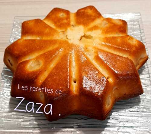 Gâteau au yaourt pommes vanille