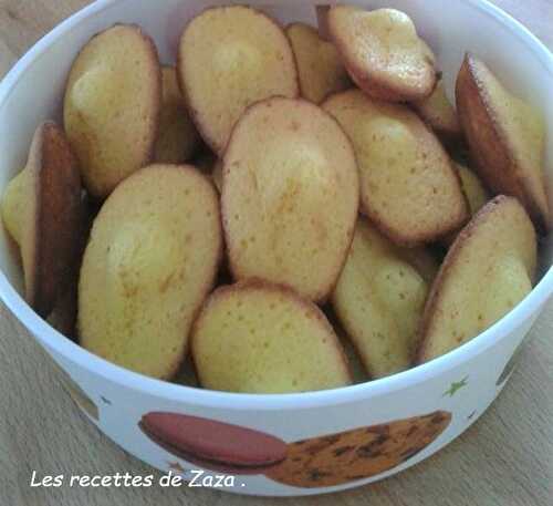 Madeleines au citron